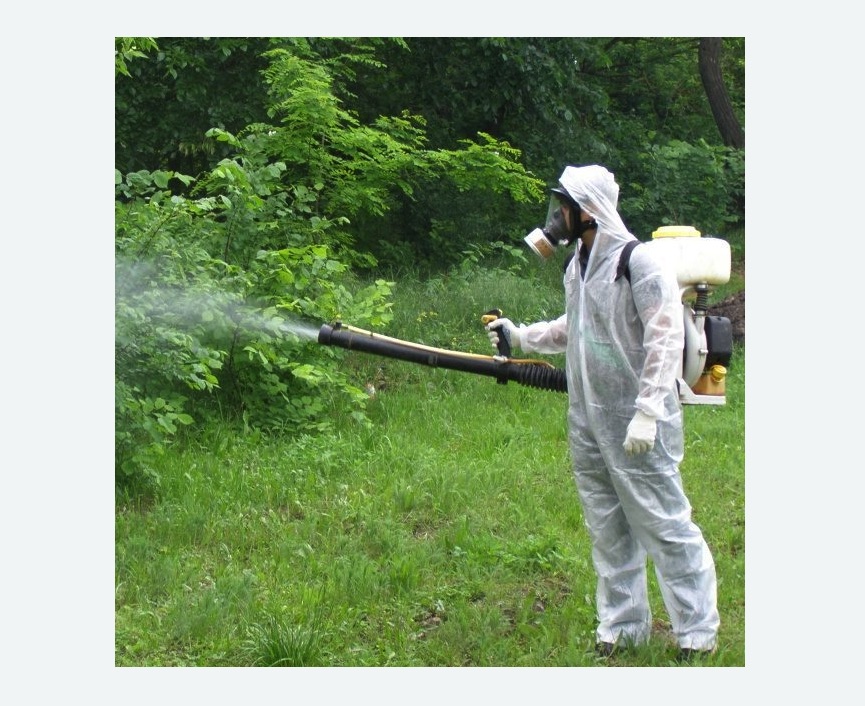 обработка территории от клещей в Мураново