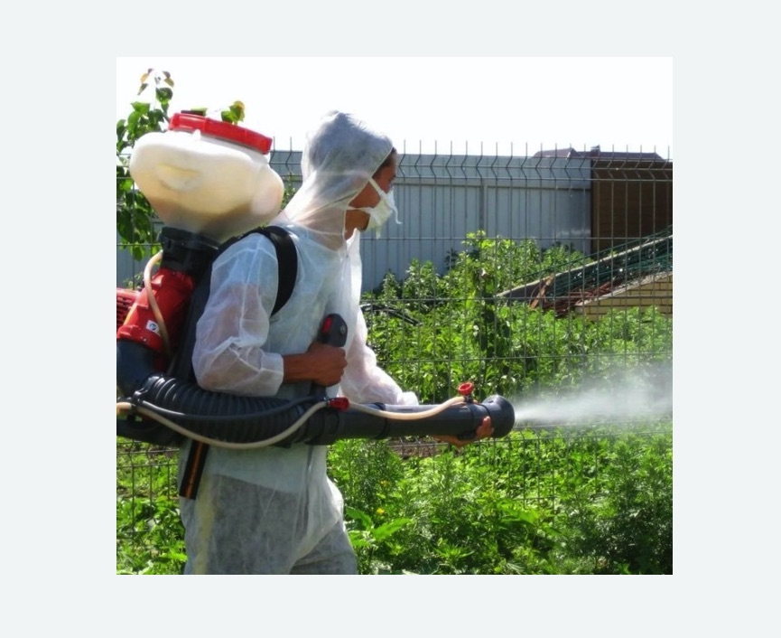 Акарицидная обработка территории в Мураново